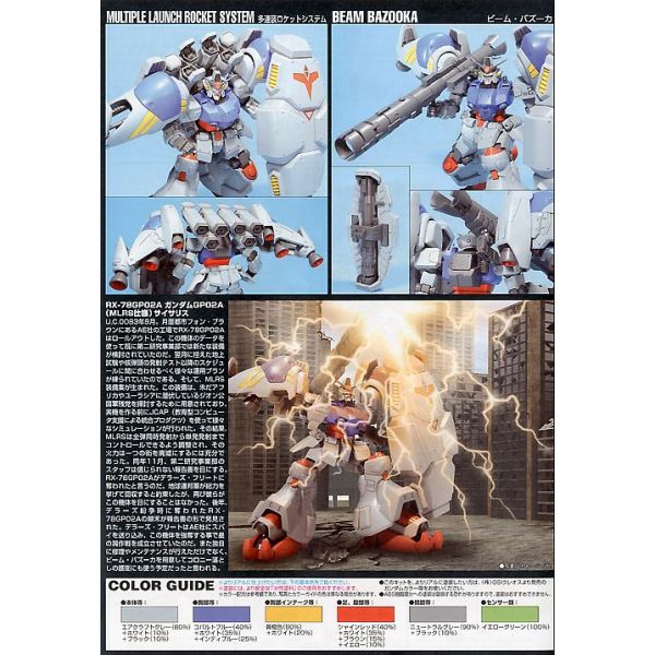 HG RX-78GP02A Gundam GP02A Type-MLRS (Mobile Suit Gundam 0083: Stardust Memory) Image