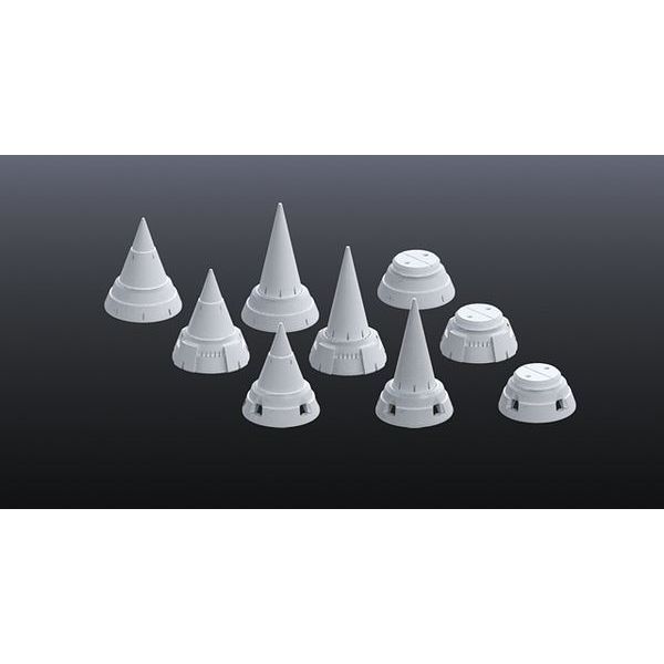 Builders Parts HD: MS Spike 01 - 1/144 Scale Version (Grey) Additional Image 1