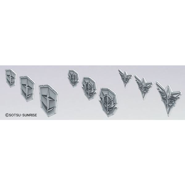 Builders Parts HD: MS Emblem Relief 01 (Grey) Additional Image 1