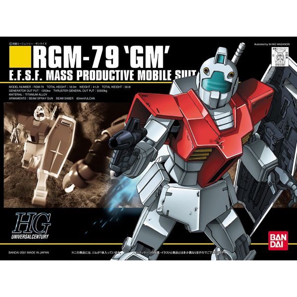 HG RGM-79 GM (Mobile Suit Gundam) Image