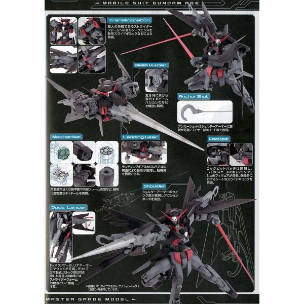 MG Gundam AGE-2 Dark Hound (Mobile Suit Gundam AGE: Memories of Sid) Additional Image 4