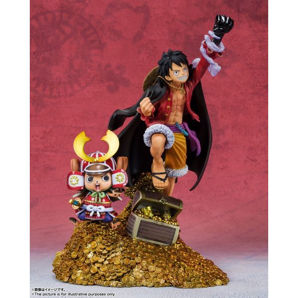 Figuarts ZERO Monkey D. Luffy and Chopper WT100 Memorial 100 Views of the Great Pirates Based on Illustration by Eiichiro Oda (One Piece) Additional Image 1