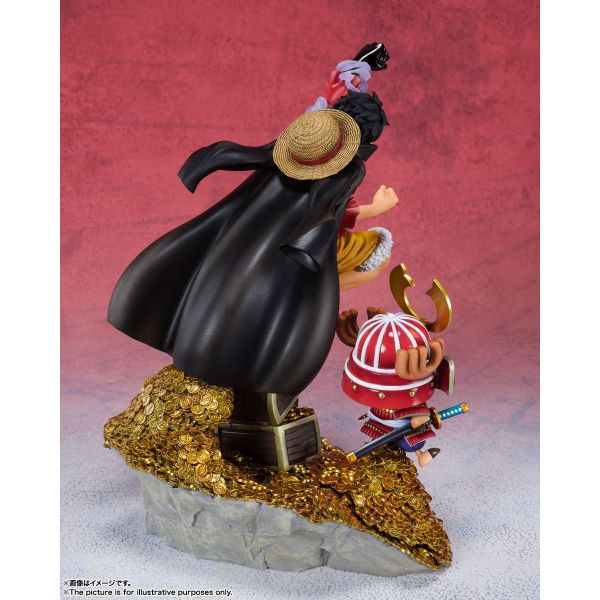 Figuarts ZERO Monkey D. Luffy and Chopper WT100 Memorial 100 Views of the Great Pirates Based on Illustration by Eiichiro Oda (One Piece) Additional Image 3