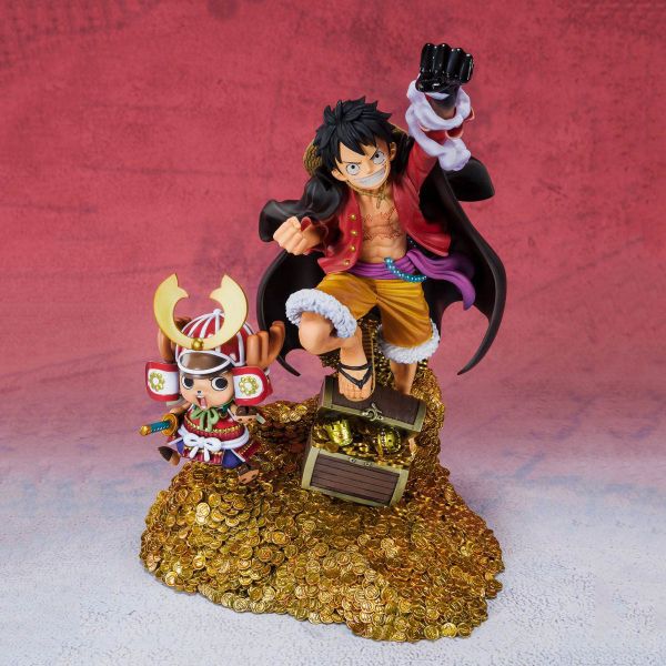 Figuarts ZERO Monkey D. Luffy and Chopper WT100 Memorial 100 Views of the Great Pirates Based on Illustration by Eiichiro Oda (One Piece) Main Image