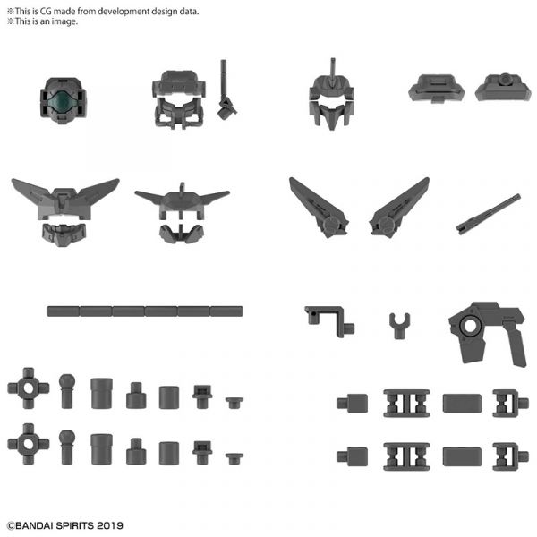 30MM Optional Parts Set 6 (Custom Heads A) Image