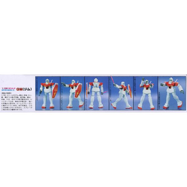 RGM-79 GM - 1/100 Scale Model Kit (Mobile Suit Gundam) Additional Image 1