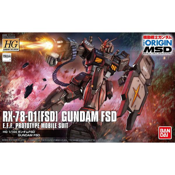HG Gundam FSD (Mobile Suit Gundam: The Origin) Additional Image 5