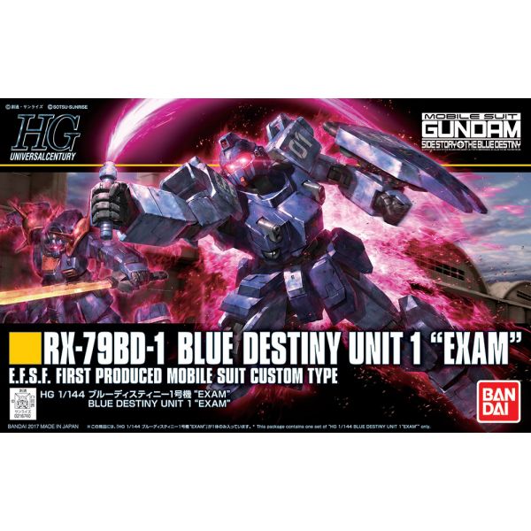 HG Blue Destiny Unit 1 EXAM (Mobile Suit Gundam Side Story: The Blue Destiny) Additional Image 7