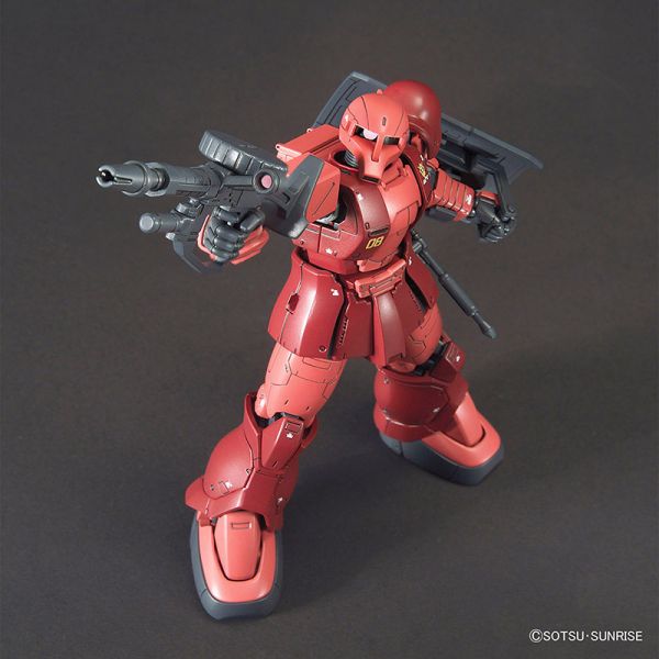 HG MS-05S Zaku I (Char Aznable) 1/144 (Mobile Suit Gundam: The Origin) Additional Image 7
