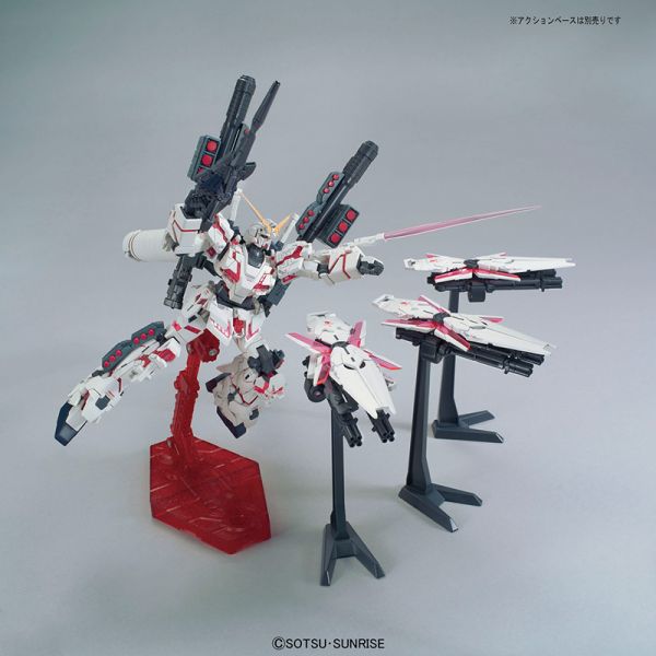 HG Full Armor Unicorn Gundam (Destroy Mode / Red color Ver.) (Mobile Suit Gundam Unicorn) Additional Image 4