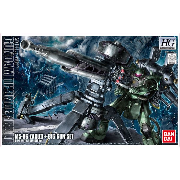 HG MS-06 Zaku II + Big Gun Set - Gundam Thunderbold Ver 1/144 (Mobile Suit Gundam Thunderbolt) Additional Image 1