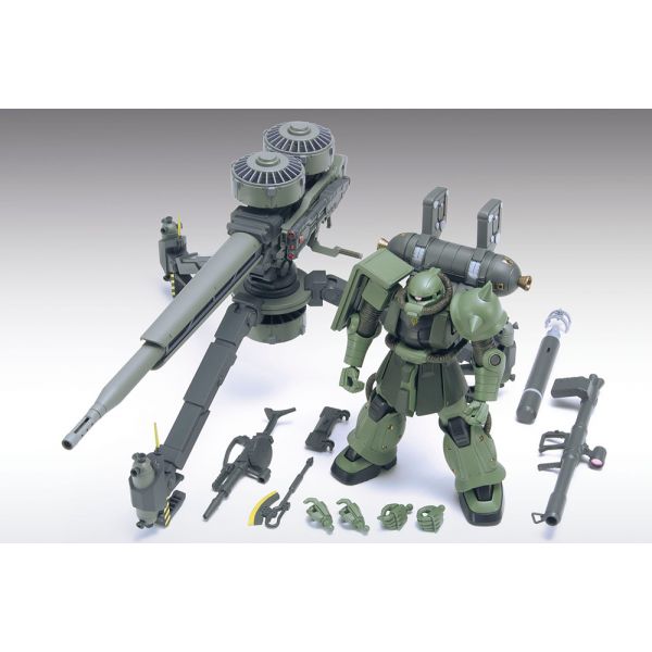 HG MS-06 Zaku II + Big Gun Set - Gundam Thunderbold Ver 1/144 (Mobile Suit Gundam Thunderbolt) Additional Image 6