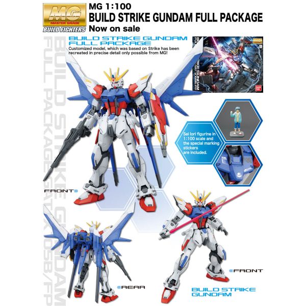 MG Build Strike Gundam Full Package (Gundam Build Fighters) Additional Image 4