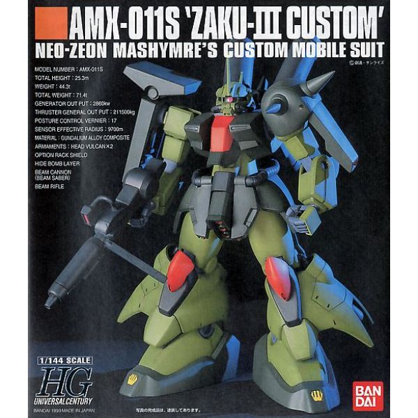 HG Zaku III Custom (Mobile Suit Gundam ZZ) Additional Image 3