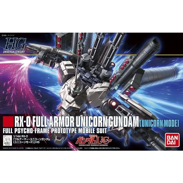 HGUC RX-0 Full Armor Unicorn Gundam - Unicorn Mode 1/144 (Gundam UC Unicorn) Additional Image 2