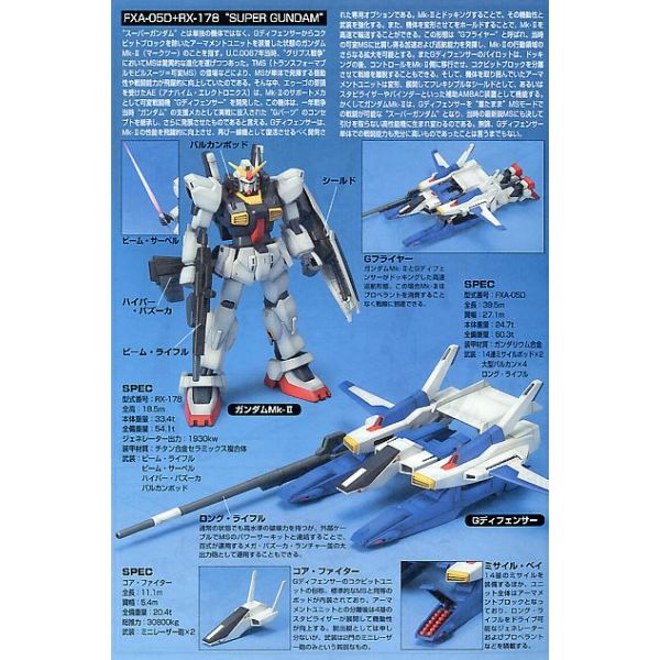 HG Super Gundam (Mobile Suit Zeta Gundam) Image