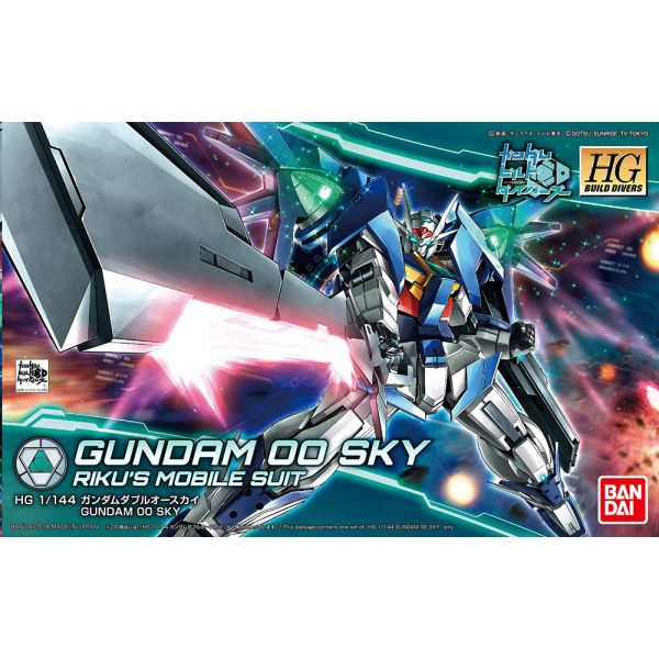 HGBD GN-0000DVR/S Gundam 00 Sky 1/144 (Gundam Build Divers) Additional Image 1