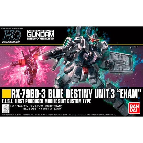 HG Blue Destiny Unit 3 EXAM (Mobile Suit Gundam Side Story: The Blue Destiny) Additional Image 8