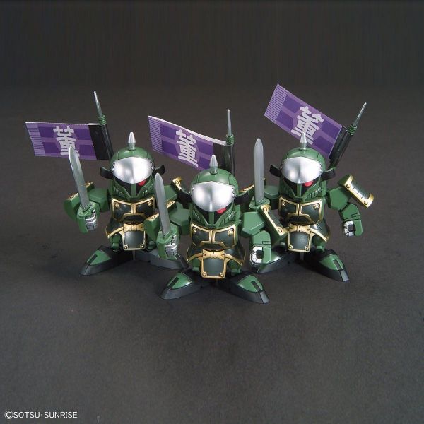 SD BB Senshi DongZhuo Zaku & BuDuiBing DongZhuo Forces (SD Gundam Sangokuden) Image