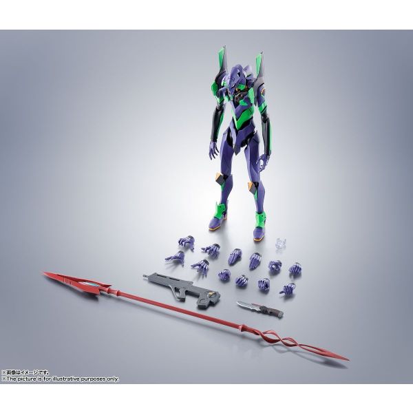 Robot Damashii Evangelion Unit-01 + Spear of Cassius Renewal Colour Edition (Rebuild of Evangelion) Additional Image 6