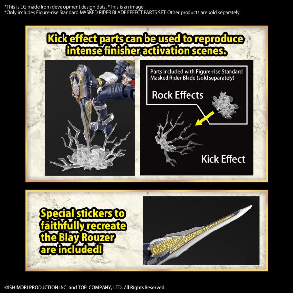 Figure-rise Masked Rider Blade Effect Parts Option Set Additional Image 1