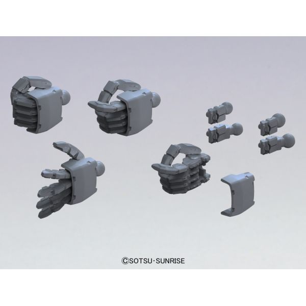 Builders Parts HD: MS Hand 02 - 1/144 Scale Zeon Series (Dark Gray) Image