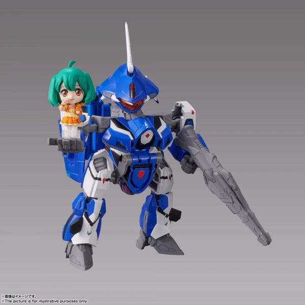 TINY SESSION VF-25G MESSIAH VALKYRIE (MICHAEL USE) with RANKA (Macross Frontier) Additional Image 1