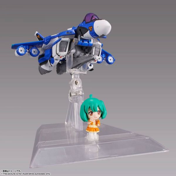 TINY SESSION VF-25G MESSIAH VALKYRIE (MICHAEL USE) with RANKA (Macross Frontier) Additional Image 2
