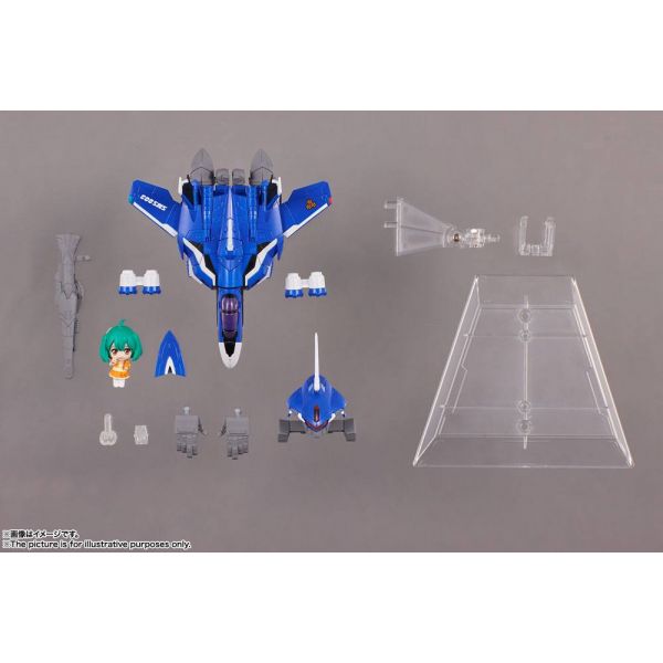 TINY SESSION VF-25G MESSIAH VALKYRIE (MICHAEL USE) with RANKA (Macross Frontier) Additional Image 8