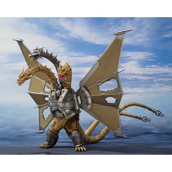 S.H. MonsterArts Mecha Ghidorah Shinjuku Decisive Battle Special Set Action Figure (Godzilla vs. King Ghidorah) Additional Image 3