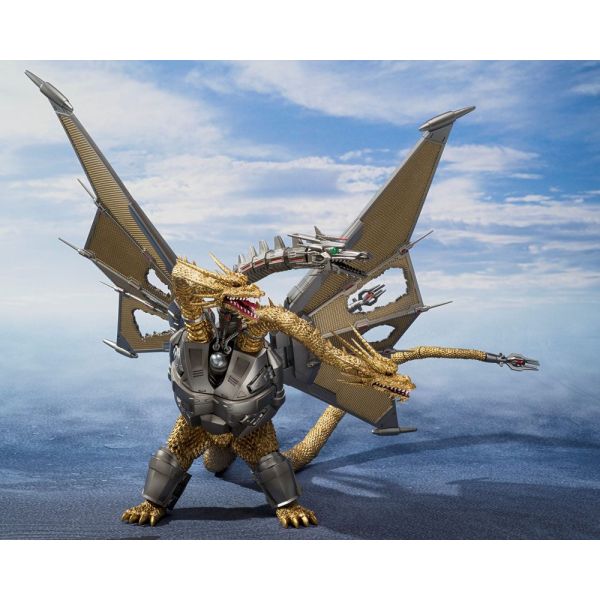 S.H. MonsterArts Mecha Ghidorah Shinjuku Decisive Battle Special Set Action Figure (Godzilla vs. King Ghidorah) Additional Image 4