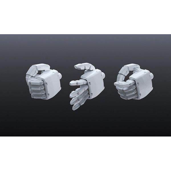 Builders Parts HD: MS Hand 02 - 1/100 Scale Zeon Series (Dark Gray) Image
