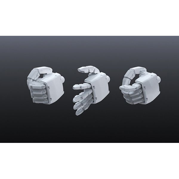 Builders Parts HD: MS Hand 02 - 1/100 Scale Zeon Series (Dark Gray) Additional Image 1