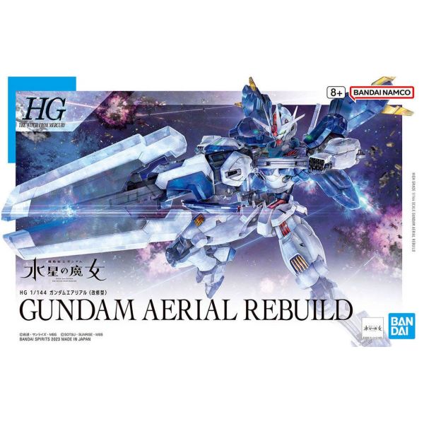 HG Gundam Aerial Rebuild (Mobile Suit Gundam The Witch From Mercury) Additional Image 8