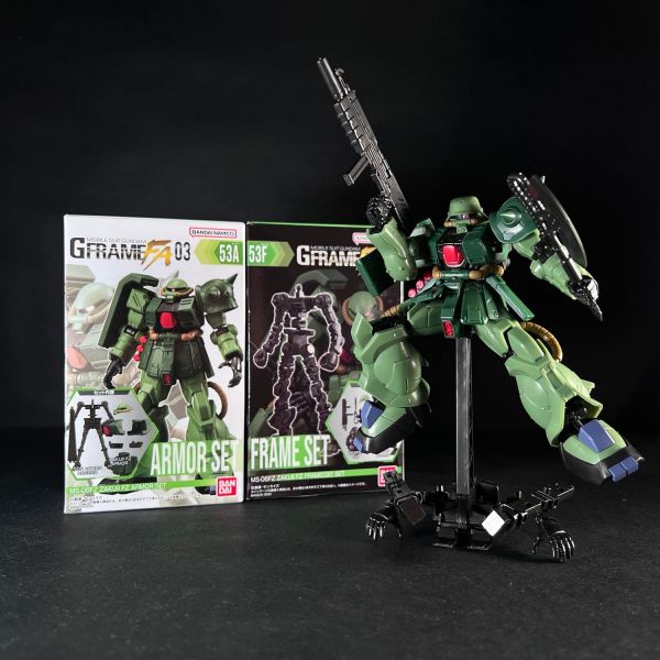 Mobile Suit Gundam G Frame FA 53A+53F Zaku II FZ Armour and Frame Set (Mobile Suit Gundam 0080: War in the Pocket) Additional Image 3