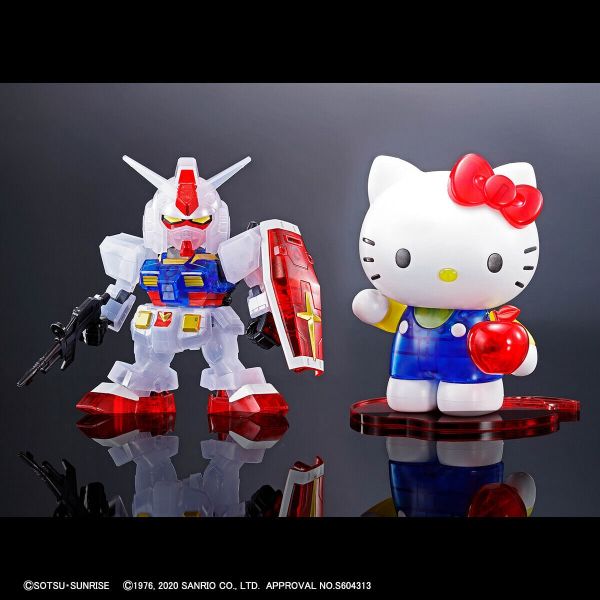 SD EX Standard Hello Kitty / RX-78-2 Gundam (Clear Color Limited Ver.) Additional Image 1