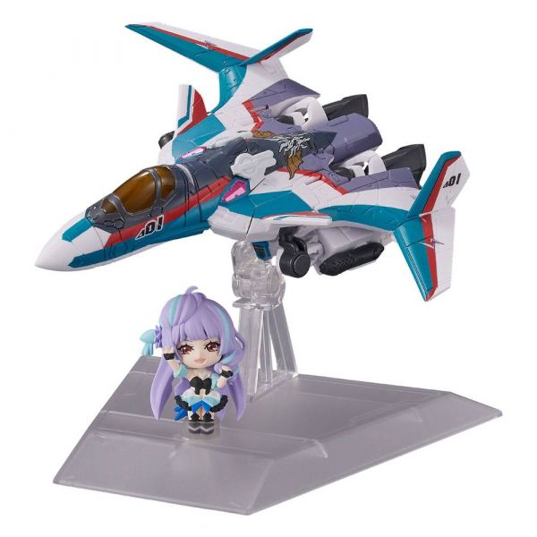 Tiny Session Vehicle mit VF-31C Siegfried (Arad Mölders Use) with Mikumo Guynemer Action Figure (Macross Delta) Main Image