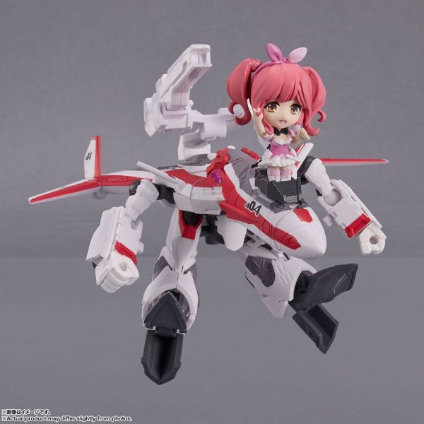 Tiny Session Vehicle mit VF-31C Siegfried (Mirage Farina Jenius Use) with Makina Nakajima Action Figure (Macross Delta) Additional Image 4