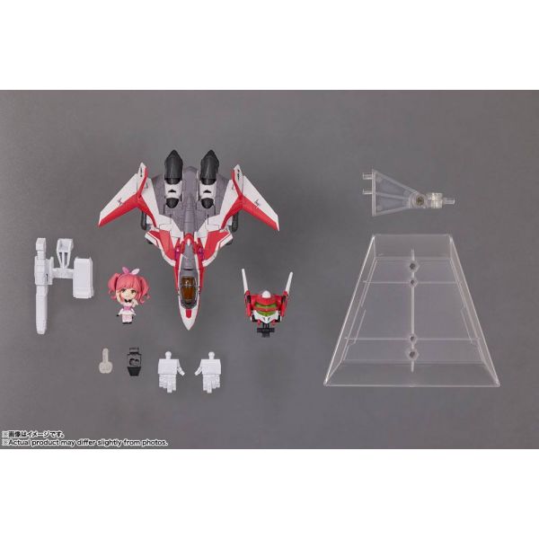 Tiny Session Vehicle mit VF-31C Siegfried (Mirage Farina Jenius Use) with Makina Nakajima Action Figure (Macross Delta) Additional Image 8