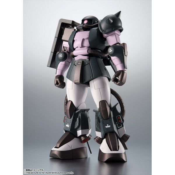 ROBOT Damashii MS-06R-1A High Mobility Type Zaku II ver. A.N.I.M.E. Black Tri-Stars (Moblie Suit Gundam MSV) Image