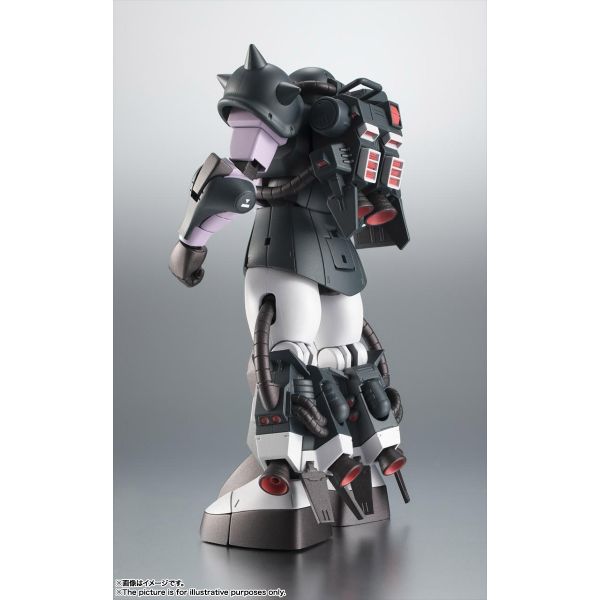 ROBOT Damashii MS-06R-1A High Mobility Type Zaku II ver. A.N.I.M.E. Black Tri-Stars (Moblie Suit Gundam MSV) Image
