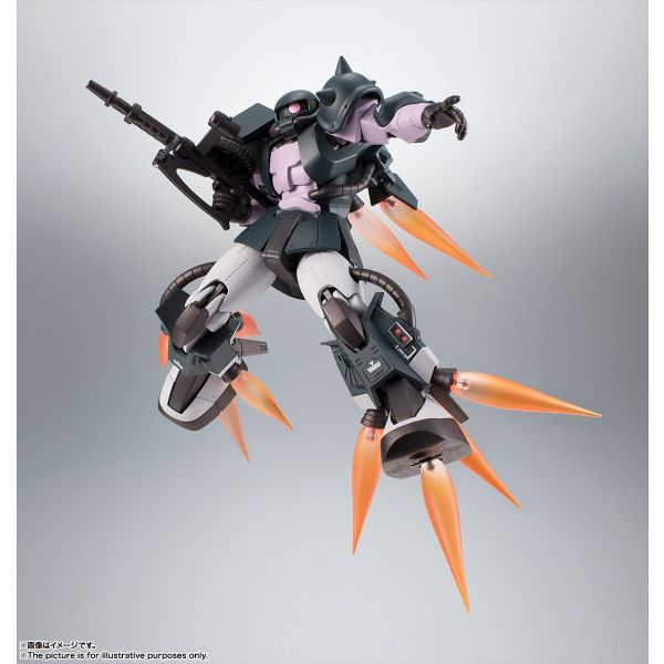 ROBOT Damashii MS-06R-1A High Mobility Type Zaku II ver. A.N.I.M.E. Black Tri-Stars (Moblie Suit Gundam MSV) Image