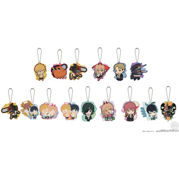 [Gashapon] Chainsaw Man Rubber Variation (Single Randomly Drawn Item from the Line-up) Image