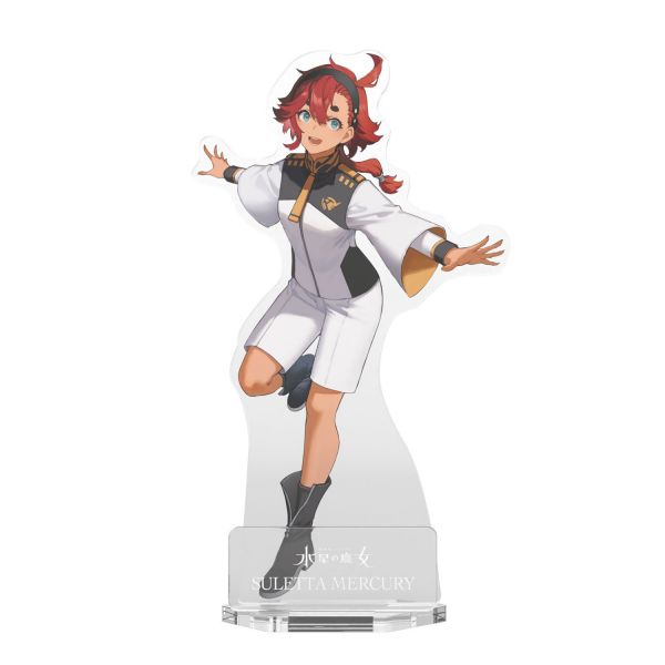 Gunpla Package Art Acrylic Stand Suletta Mercury (The Witch from Mercury) Image