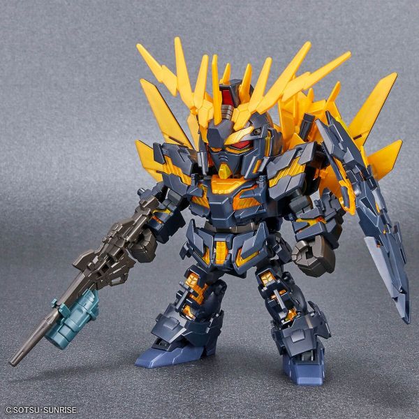 SD Gundam Cross Silhouette Unicorn Gundam 2 Banshee (Destroy Mode) & Banshee Norn Parts Set (Mobile Suit Gundam Unicorn) Image