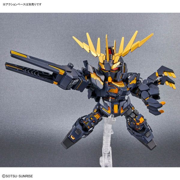 SD Gundam Cross Silhouette Unicorn Gundam 2 Banshee (Destroy Mode) & Banshee Norn Parts Set (Mobile Suit Gundam Unicorn) Image