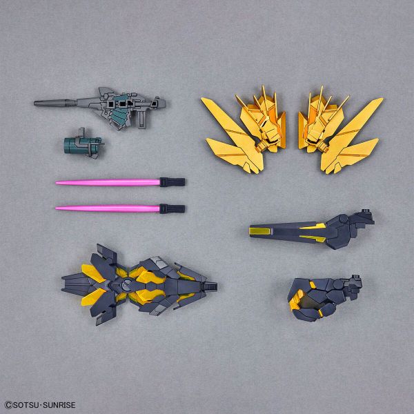 SD Gundam Cross Silhouette Unicorn Gundam 2 Banshee (Destroy Mode) & Banshee Norn Parts Set (Mobile Suit Gundam Unicorn) Image