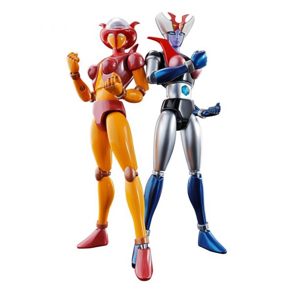 Chogokin Damashii GX-08R Aphrodai A vs GX-09R Minerva X Diecast Action Figures (Mazinger Z) Main Image