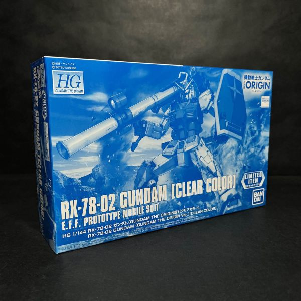 HG RX-78-02 Gundam [Limited Clear Color Ver.] (Mobile Suit Gundam The Origin) Image