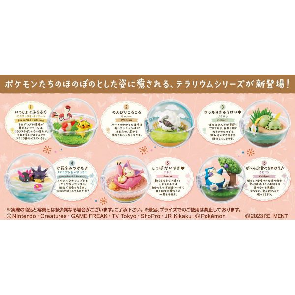 [Gashapon] Pokemon: Terrarium Collection -Happy Days- (Single Randomly Drawn Item from the Line-up) Image